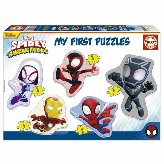 Puzzle Educa Spidey & His Amazing Friends - Jucarii si jocuri, Puzzle-uri și puzzle-uri