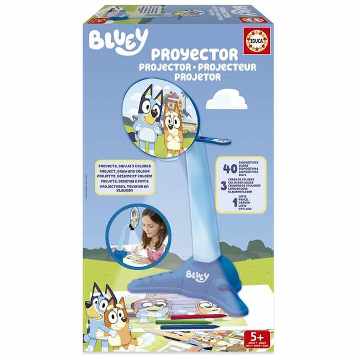 Set pentru desen Bluey - Jucarii si jocuri, Activități creative
