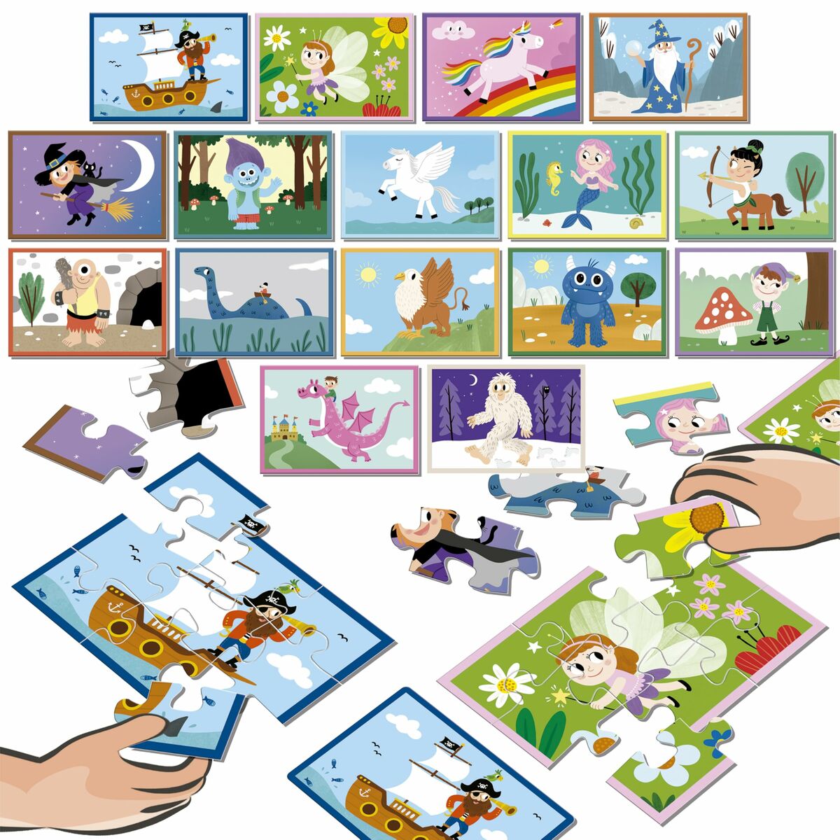 Puzzle Educa Battle Jr Fantasy 144 Piese - Jucarii si jocuri, Puzzle-uri și puzzle-uri