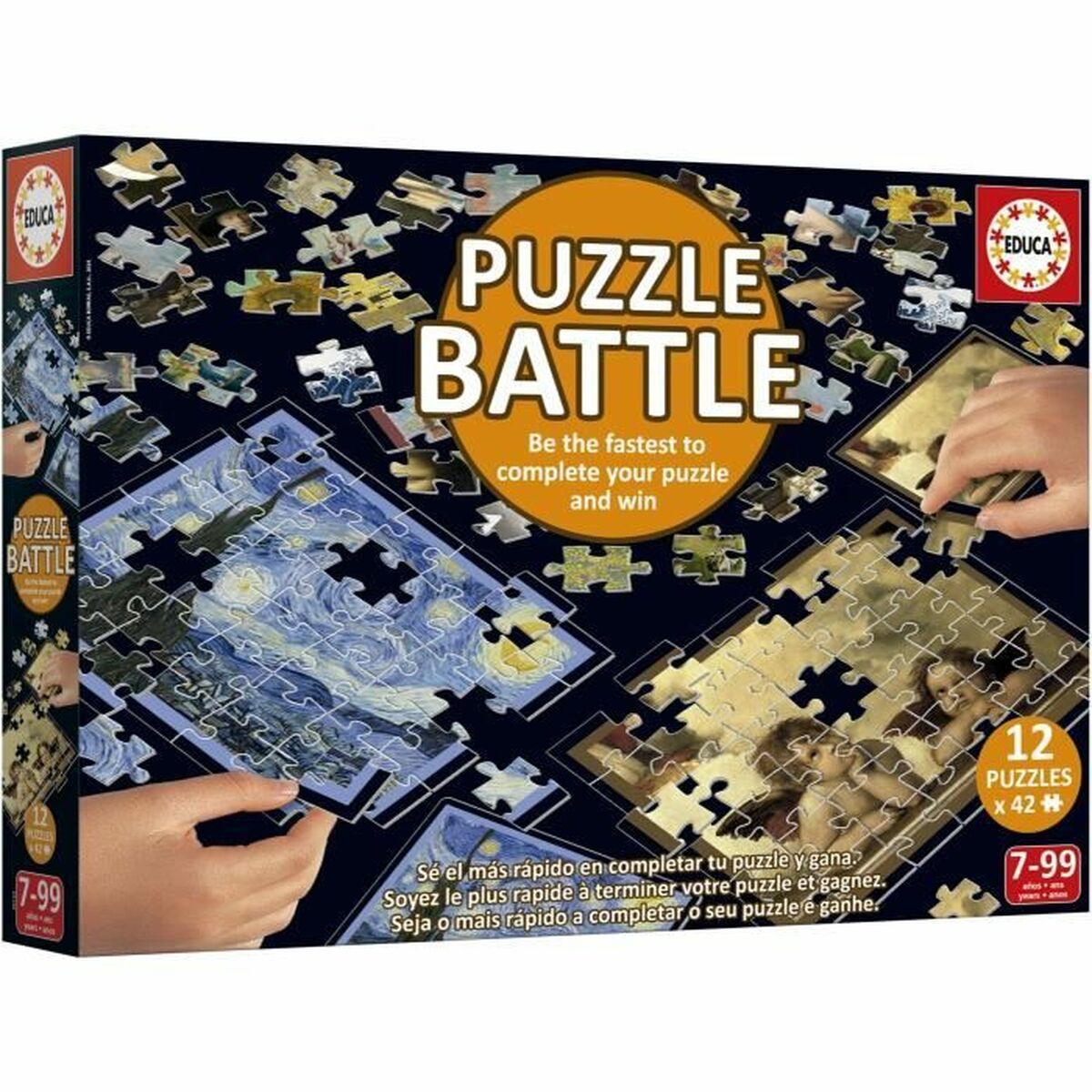 Puzzle Educa Battle Art 42 Piese (12 Unități) - Jucarii si jocuri, Puzzle-uri și puzzle-uri