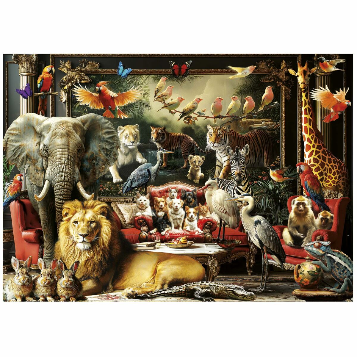 Puzzle Educa La Mansión de los Animales 1500 Piese - Jucarii si jocuri, Puzzle-uri și puzzle-uri