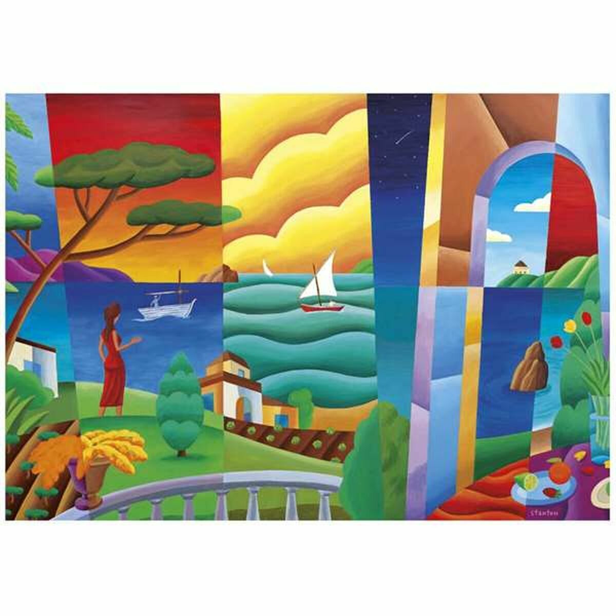 Puzzle Educa Penélope Awaits 2000 Piese - Jucarii si jocuri, Puzzle-uri și puzzle-uri