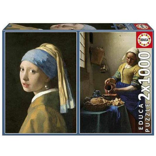 Puzzle Educa Vermeer (2 Unități) - Jucarii si jocuri, Puzzle-uri și puzzle-uri
