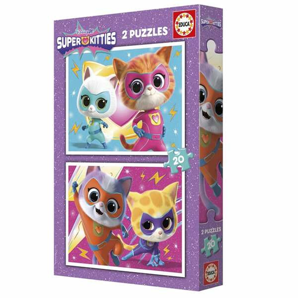 Puzzle Educa Superkitties - Jucarii si jocuri, Puzzle-uri și puzzle-uri