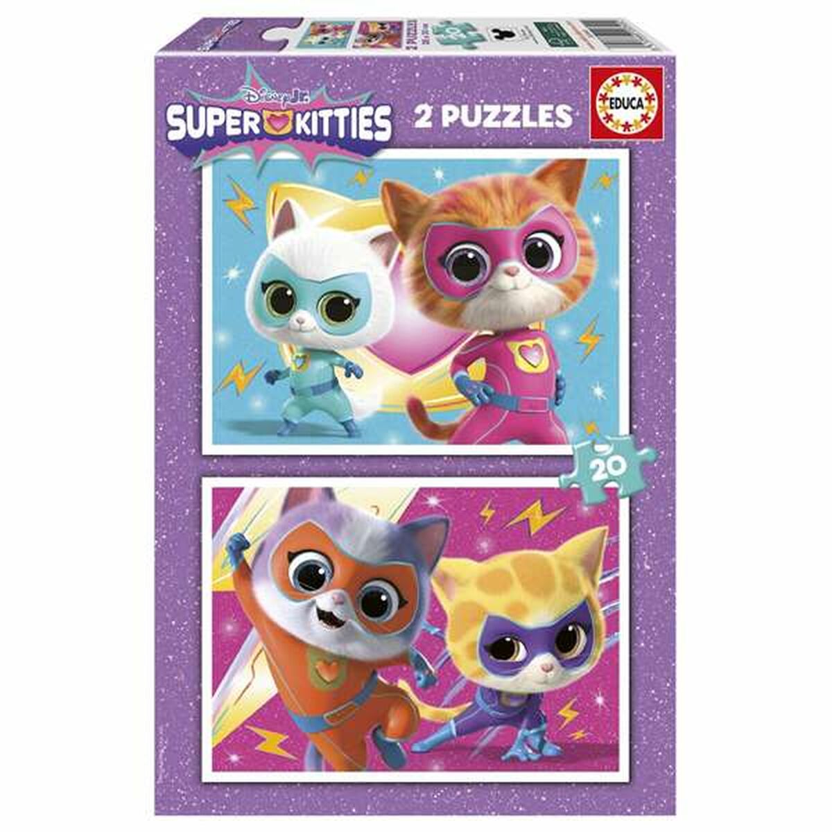 Puzzle Educa Superkitties - Jucarii si jocuri, Puzzle-uri și puzzle-uri