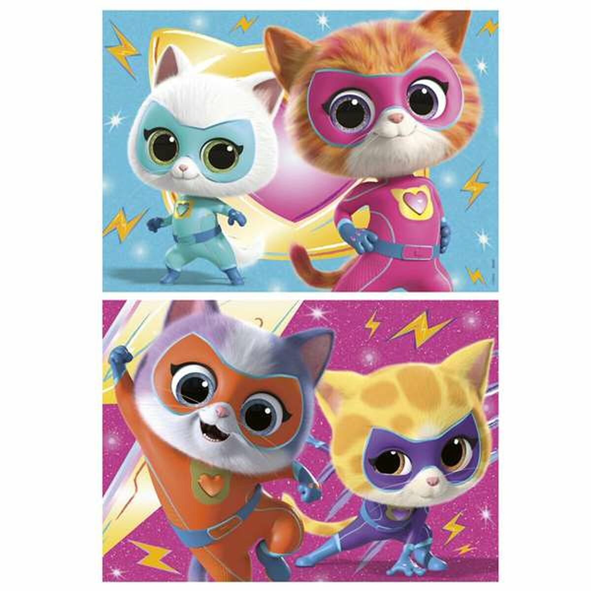 Puzzle Educa Superkitties - Jucarii si jocuri, Puzzle-uri și puzzle-uri