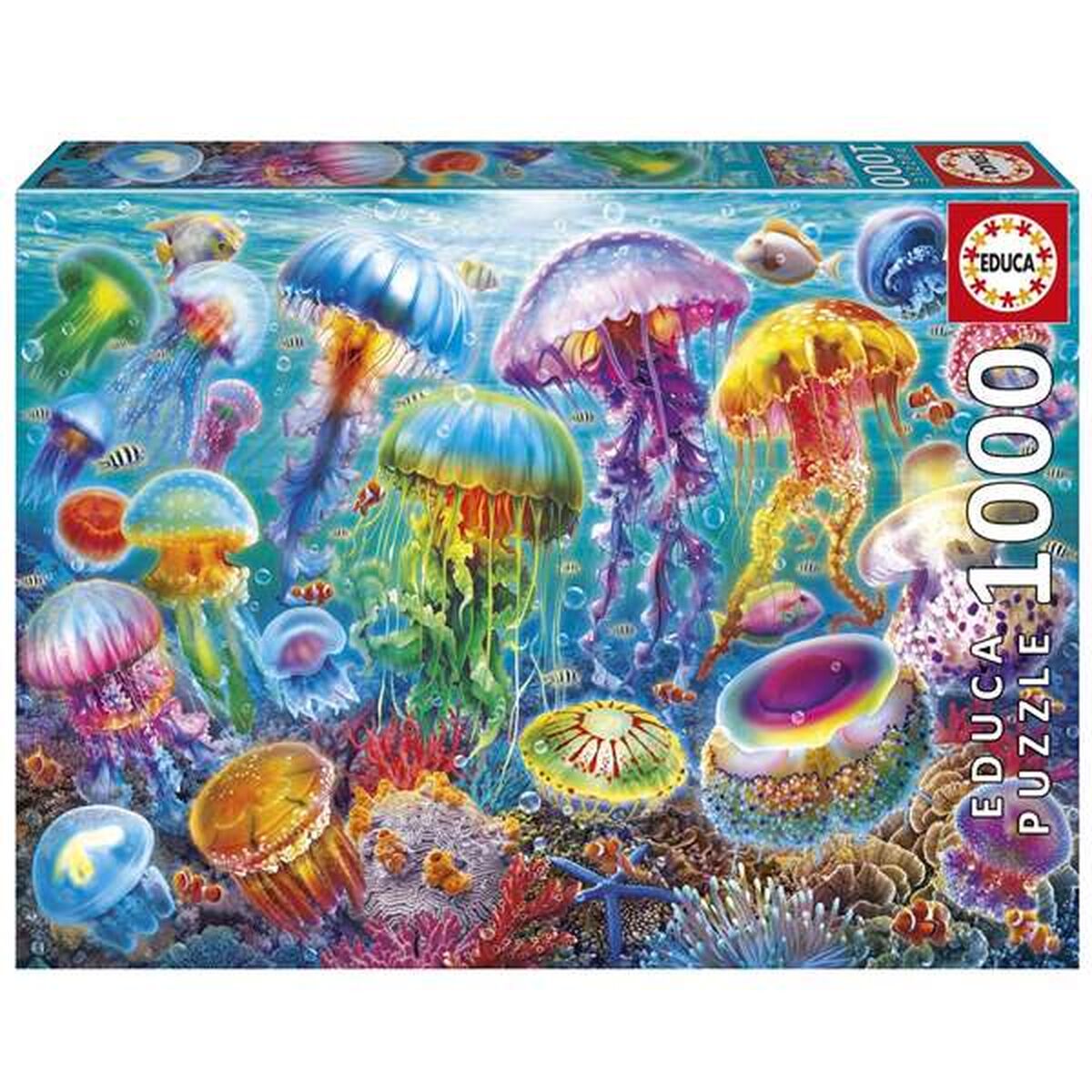 Puzzle Educa Meduză 1000 Piese - Jucarii si jocuri, Puzzle-uri și puzzle-uri