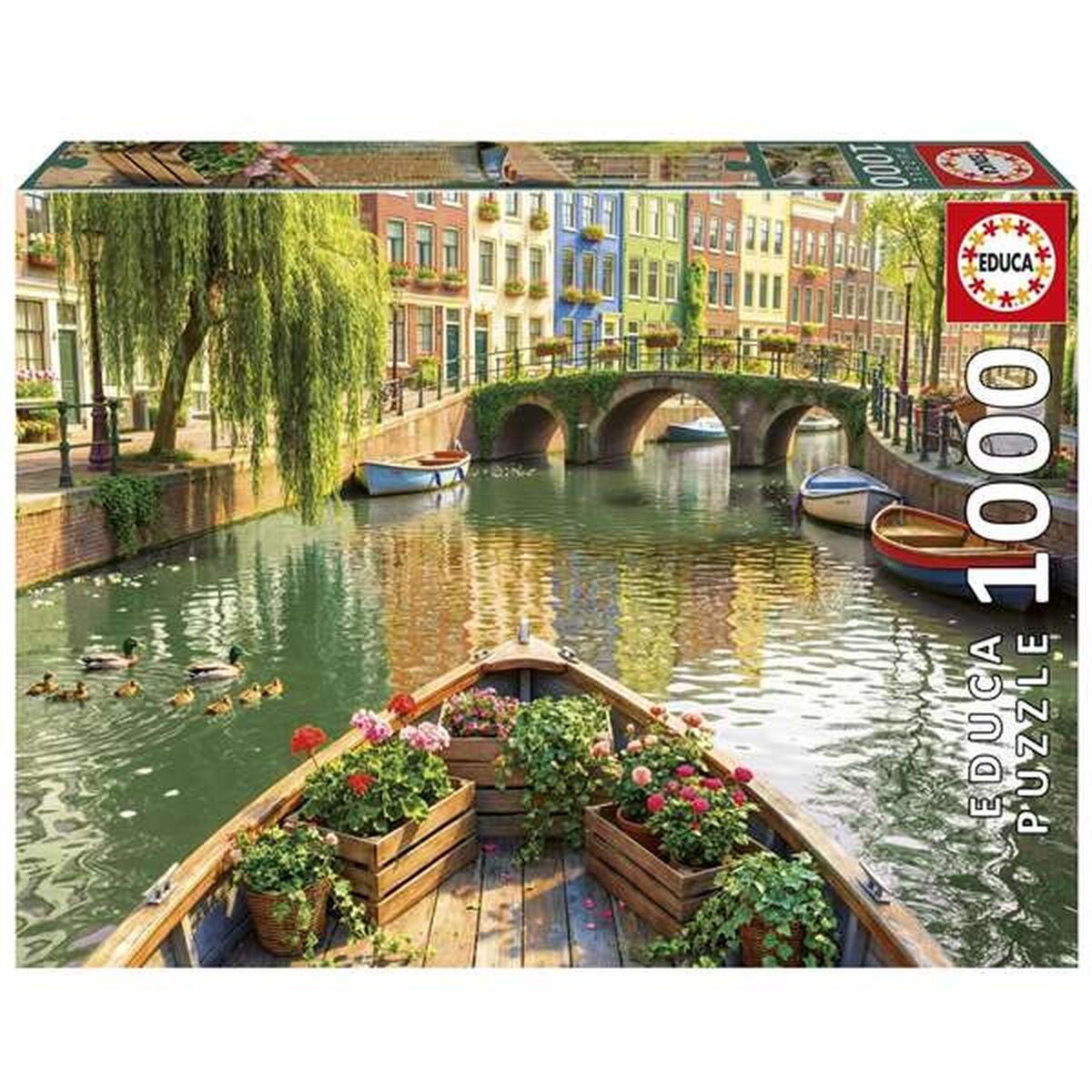 Puzzle Educa Amsterdam 1000 Piese - Jucarii si jocuri, Puzzle-uri și puzzle-uri