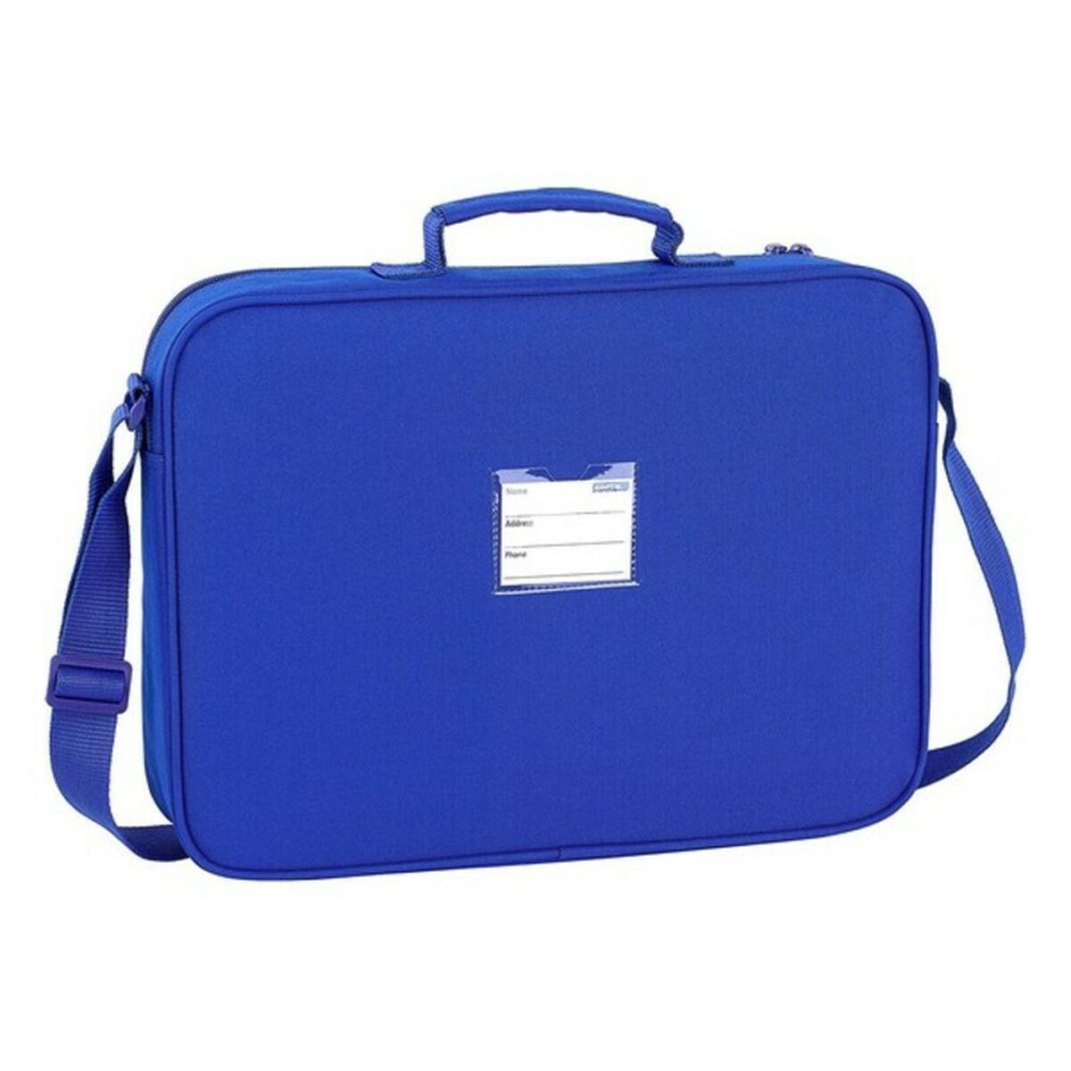 ghiozdan de școală Real Zaragoza Albastru (38 x 28 x 6 cm) - Birou și papetărie, Material școlar și educațional