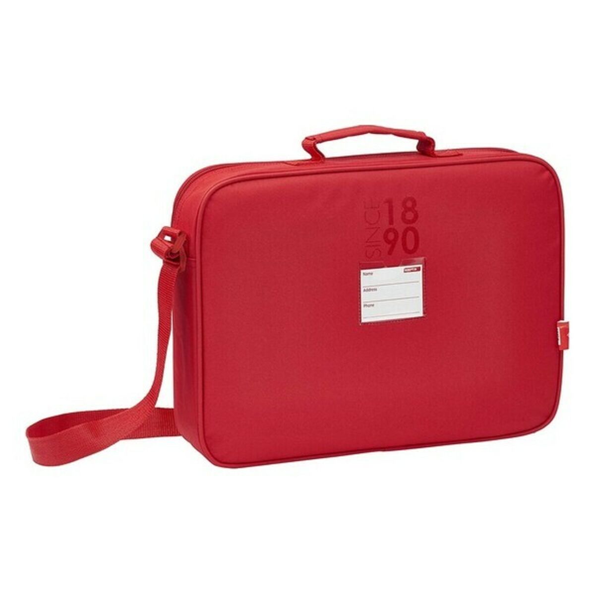 ghiozdan de școală Sevilla Fútbol Club Roșu (38 x 28 x 6 cm) - Birou și papetărie, Material școlar și educațional