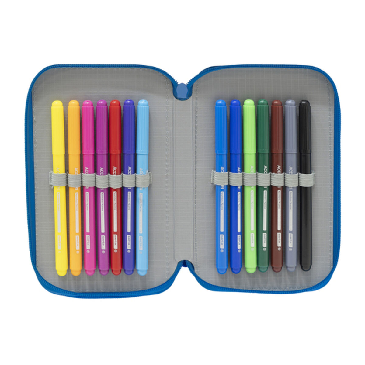 Creion dublu R. C. Deportivo de La Coruña Albastru Alb 12.5 x 19.5 x 4 cm - Birou și papetărie, Material școlar și educațional