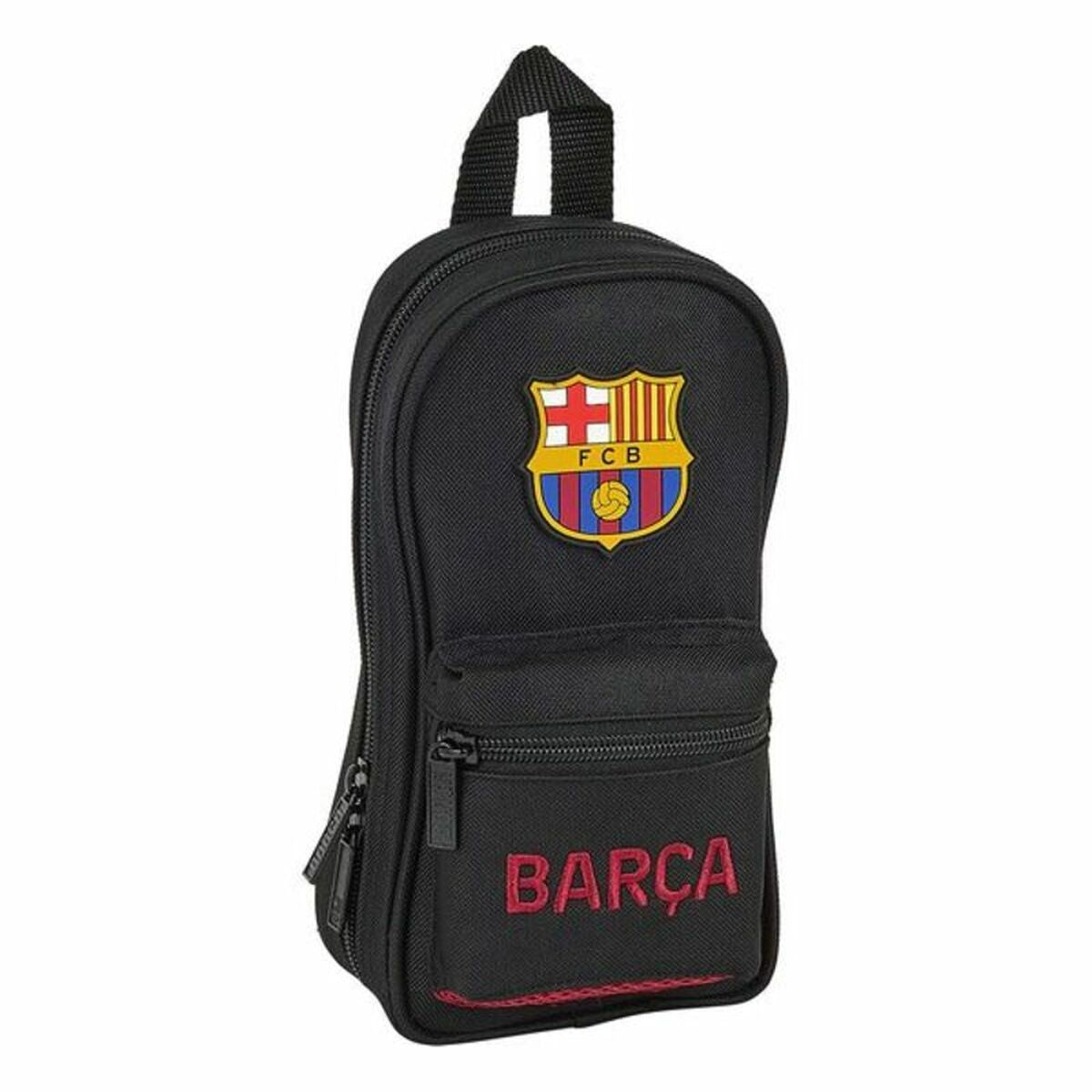 Cutie pentru creioane F.C. Barcelona Negru 12 x 23 x 5 cm - Birou și papetărie, Material școlar și educațional