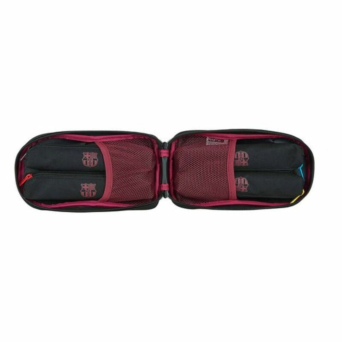Cutie pentru creioane F.C. Barcelona Negru 12 x 23 x 5 cm - Birou și papetărie, Material școlar și educațional