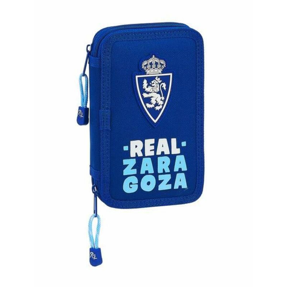 Creion dublu Real Zaragoza Albastru 12.5 x 19.5 x 4 cm (28 Piese) - Birou și papetărie, Material școlar și educațional