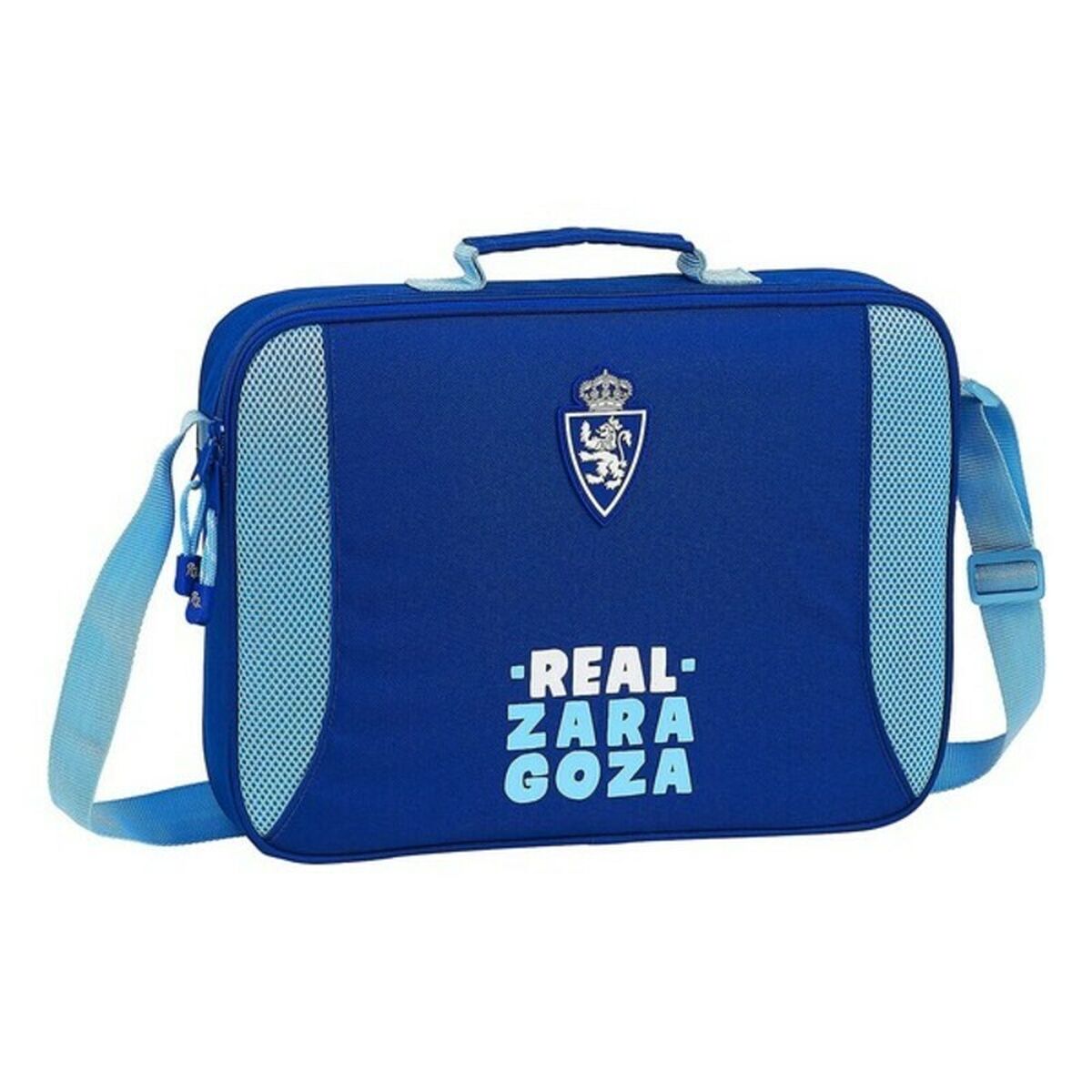 ghiozdan de școală Real Zaragoza Albastru Albastru deschis (38 x 28 x 6 cm) - Birou și papetărie, Material școlar și educațional