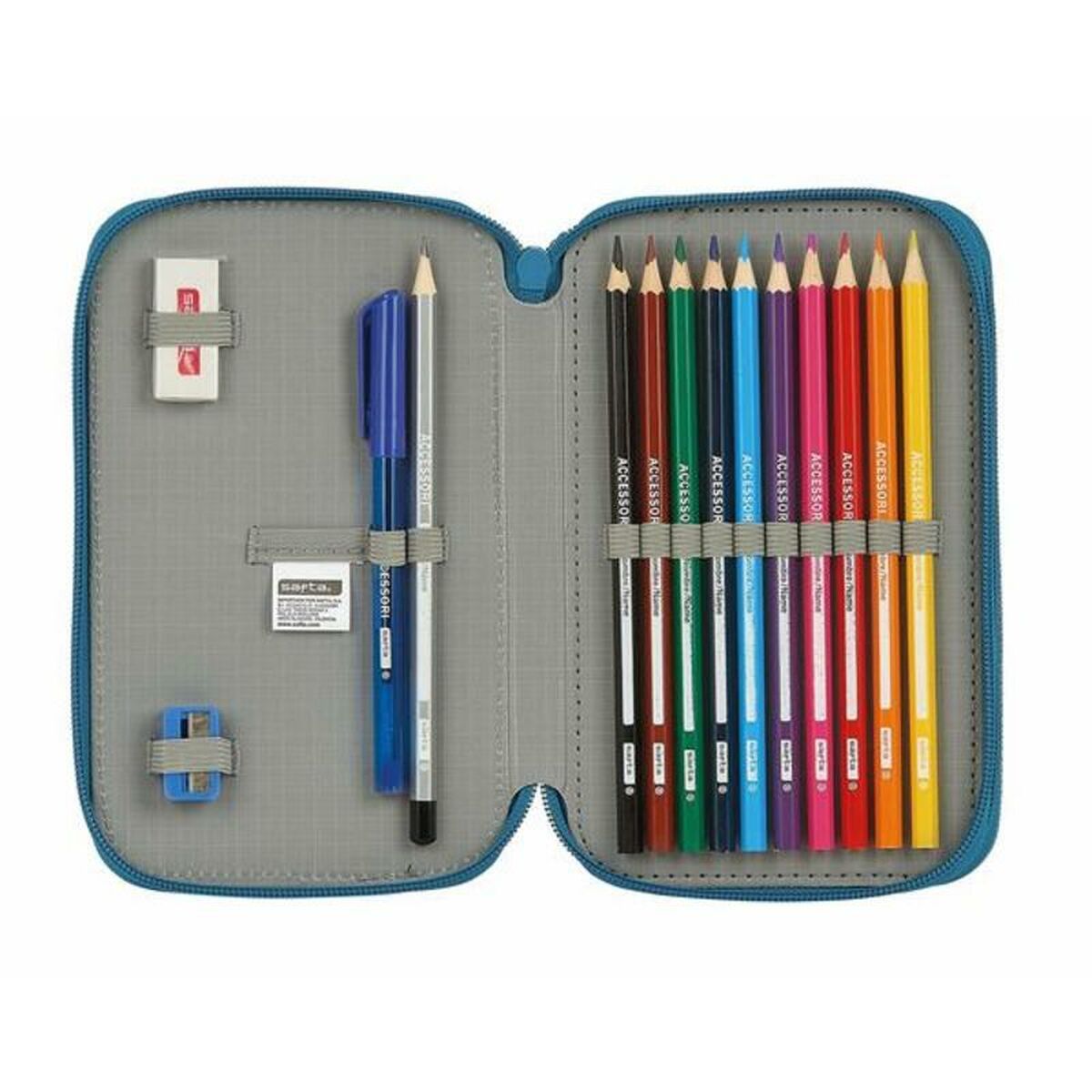Creion dublu BlackFit8 M854 Albastru 12.5 x 19.5 x 4 cm (28 Piese) - Birou și papetărie, Material școlar și educațional