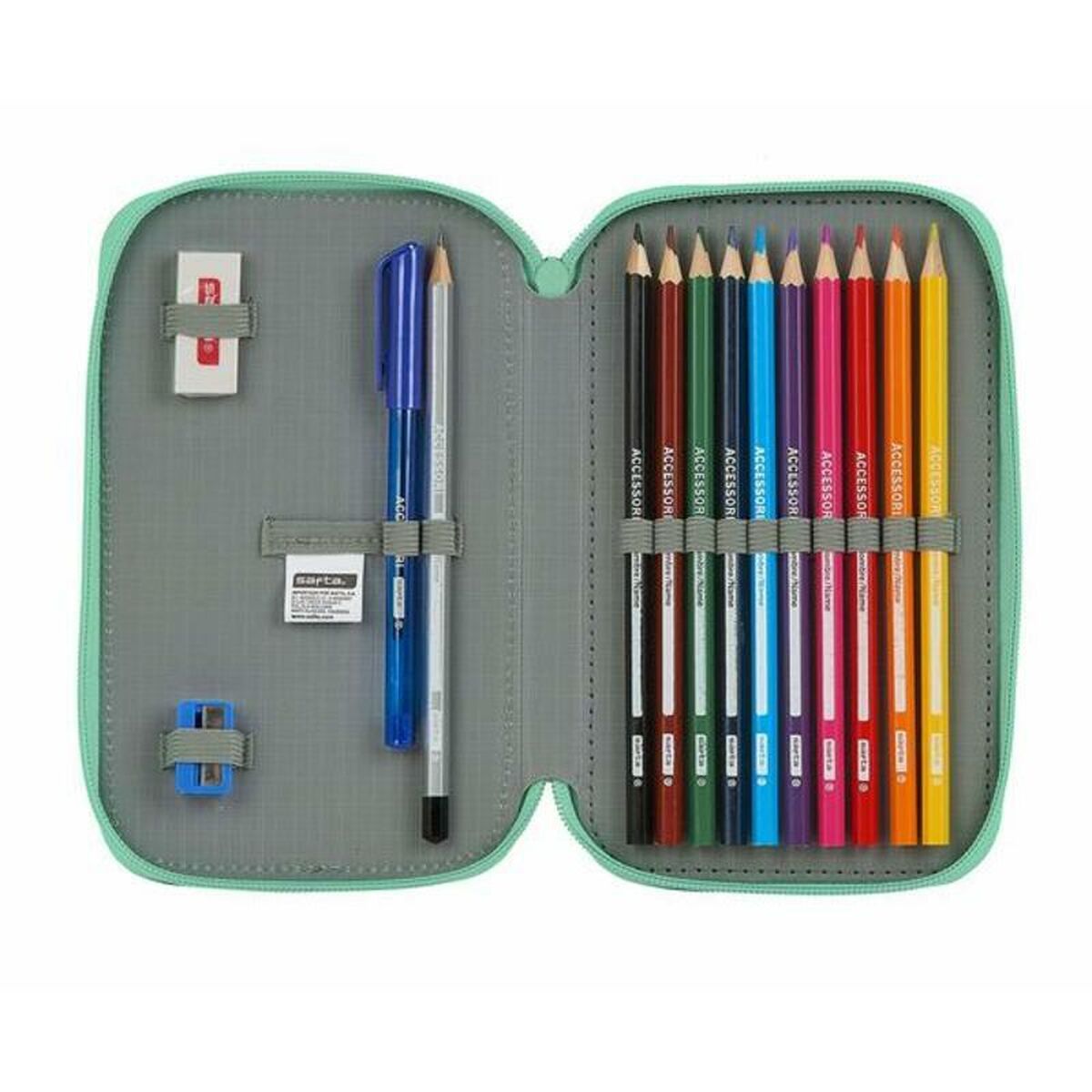 Creion dublu BlackFit8 M854 Turquoise 12.5 x 19.5 x 4 cm (28 Piese) - Birou și papetărie, Material școlar și educațional