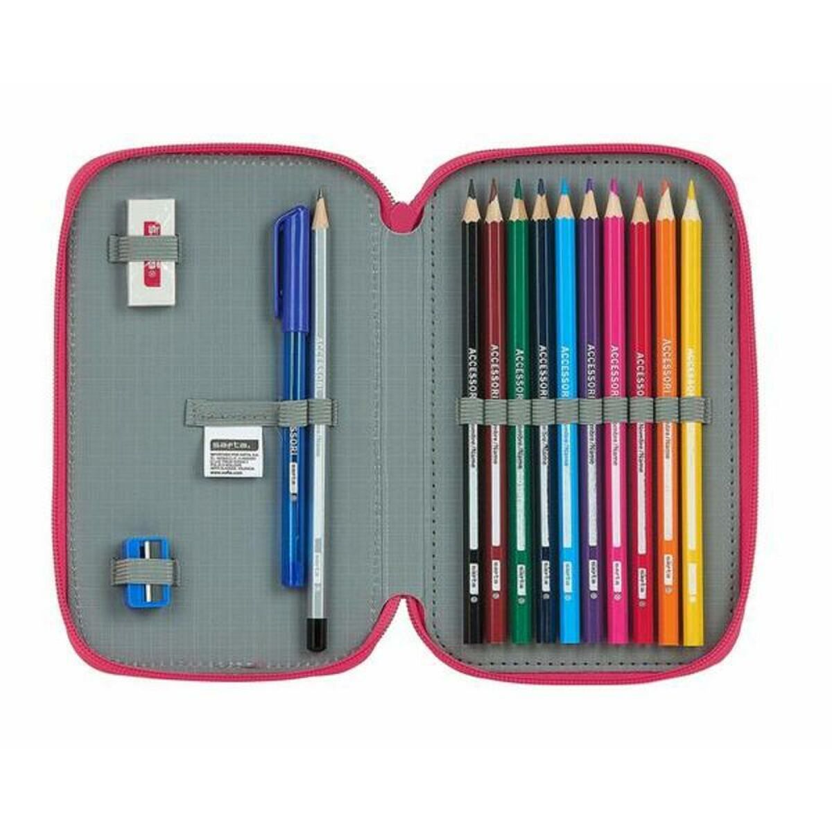 Creion dublu BlackFit8 M854 Roz 12.5 x 19.5 x 4 cm (28 Piese) - Birou și papetărie, Material școlar și educațional