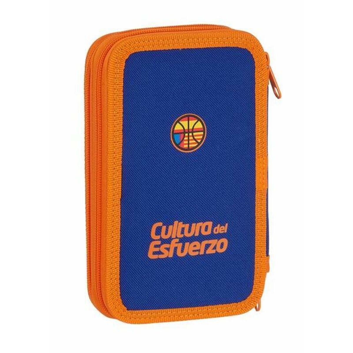 Creion dublu Valencia Basket M854 Albastru Portocaliu 12.5 x 19.5 x 4 cm (28 Piese) - Birou și papetărie, Material școlar și educațional