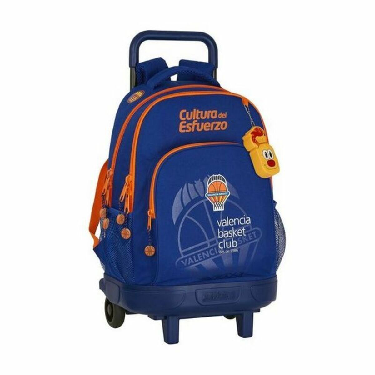 Ghiozdan cu Roți Compact Valencia Basket M918 Albastru Portocaliu (33 x 45 x 22 cm) - Birou și papetărie, Material școlar și educațional