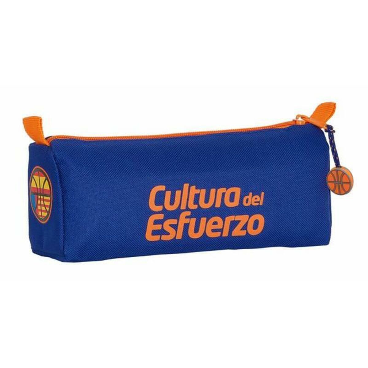 Geantă Universală Valencia Basket M742 Albastru Portocaliu (21 x 8 x 7 cm) - Birou și papetărie, Material școlar și educațional