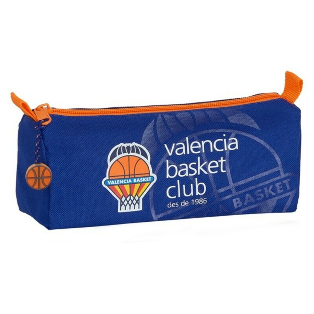 Geantă Universală Valencia Basket M742 Albastru Portocaliu (21 x 8 x 7 cm) - Birou și papetărie, Material școlar și educațional