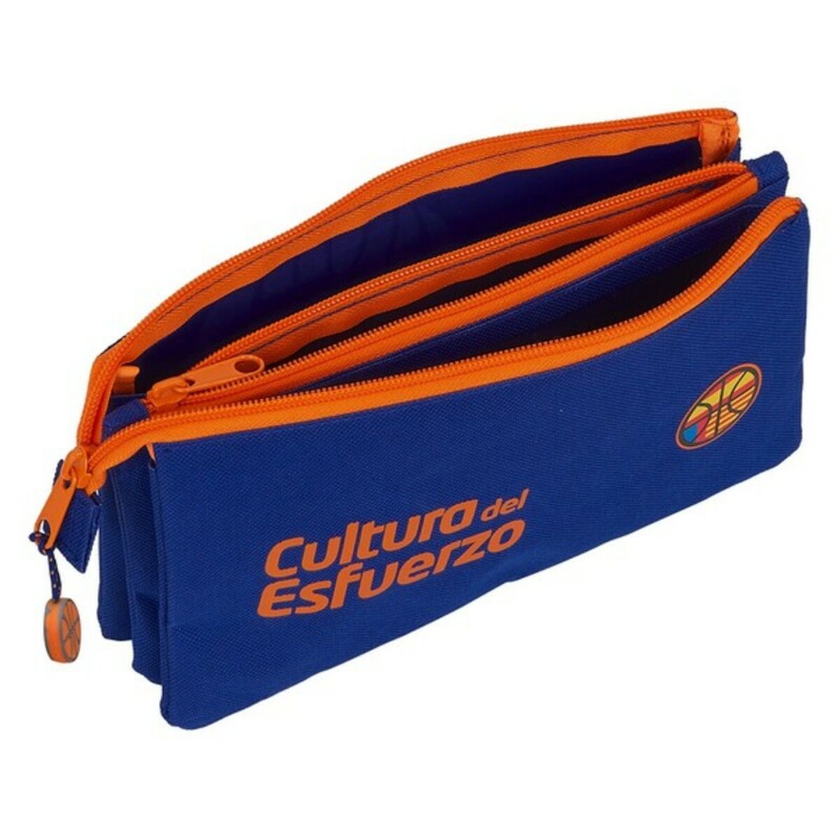 Geantă Universală Valencia Basket M744 Albastru Portocaliu (22 x 12 x 3 cm) - Birou și papetărie, Material școlar și educațional