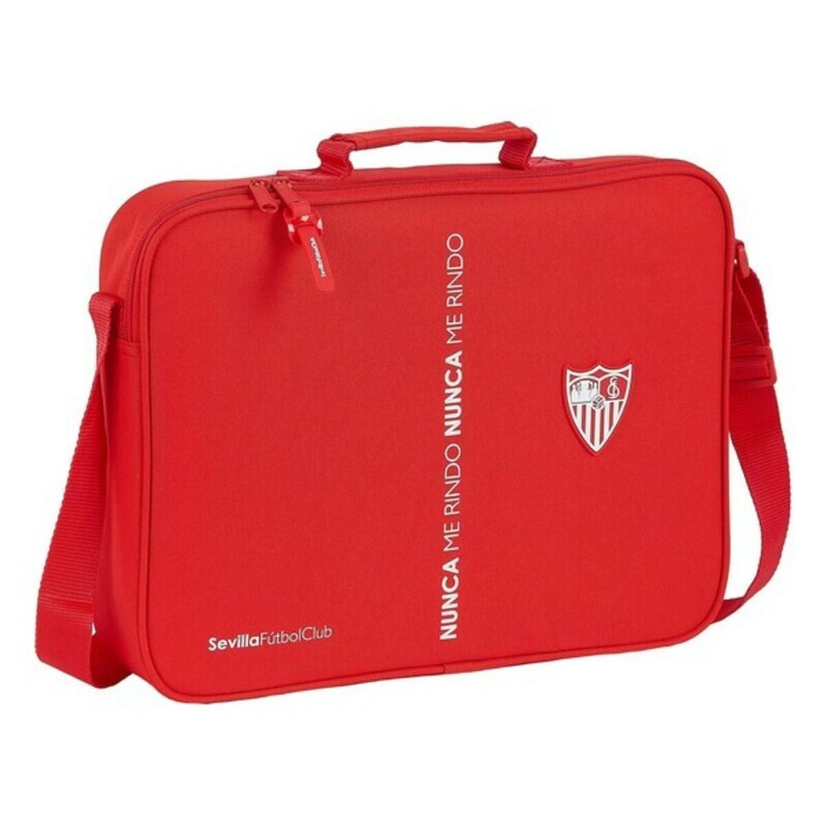 ghiozdan de școală Sevilla Fútbol Club Roșu (38 x 28 x 6 cm) - Birou și papetărie, Material școlar și educațional