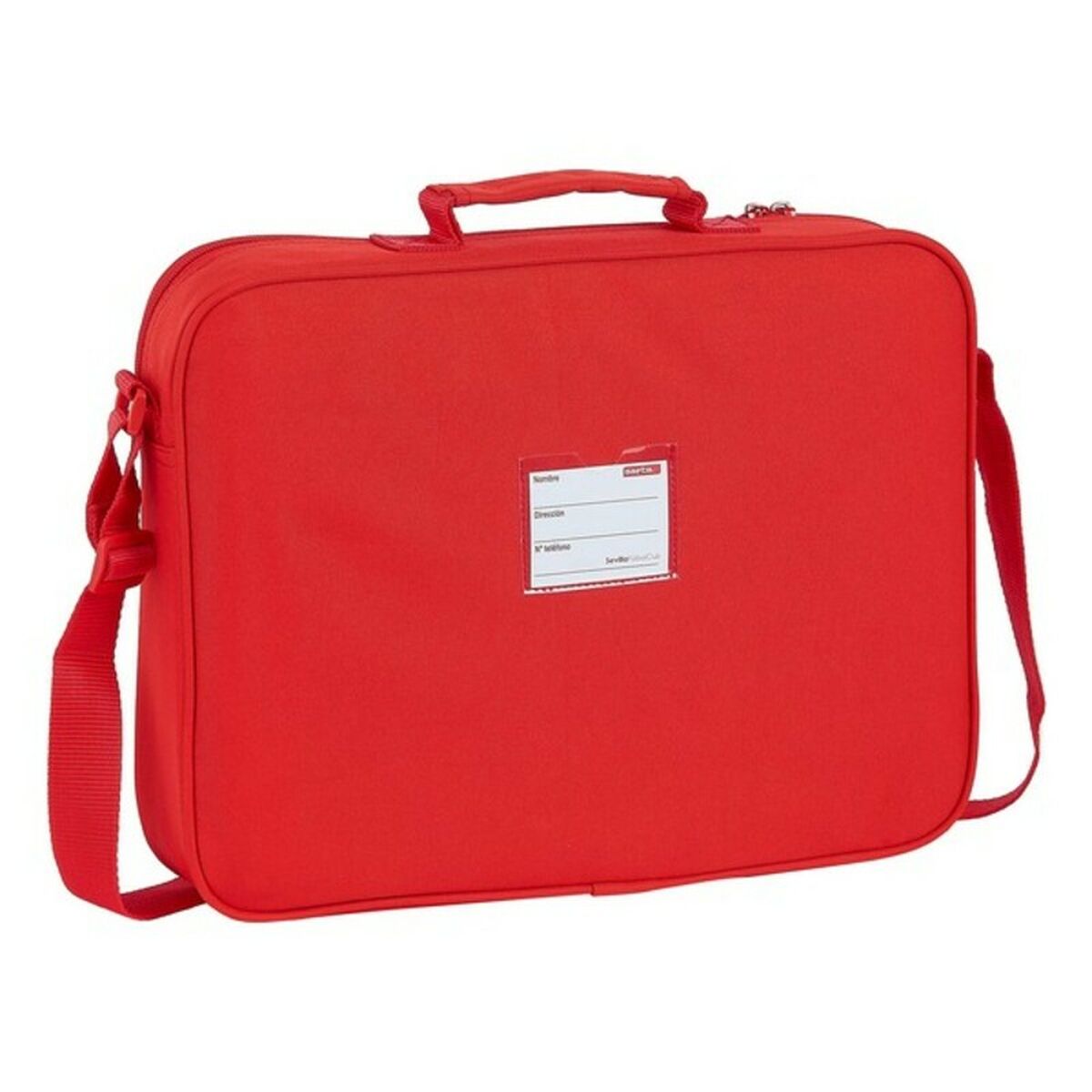 ghiozdan de școală Sevilla Fútbol Club Roșu (38 x 28 x 6 cm) - Birou și papetărie, Material școlar și educațional