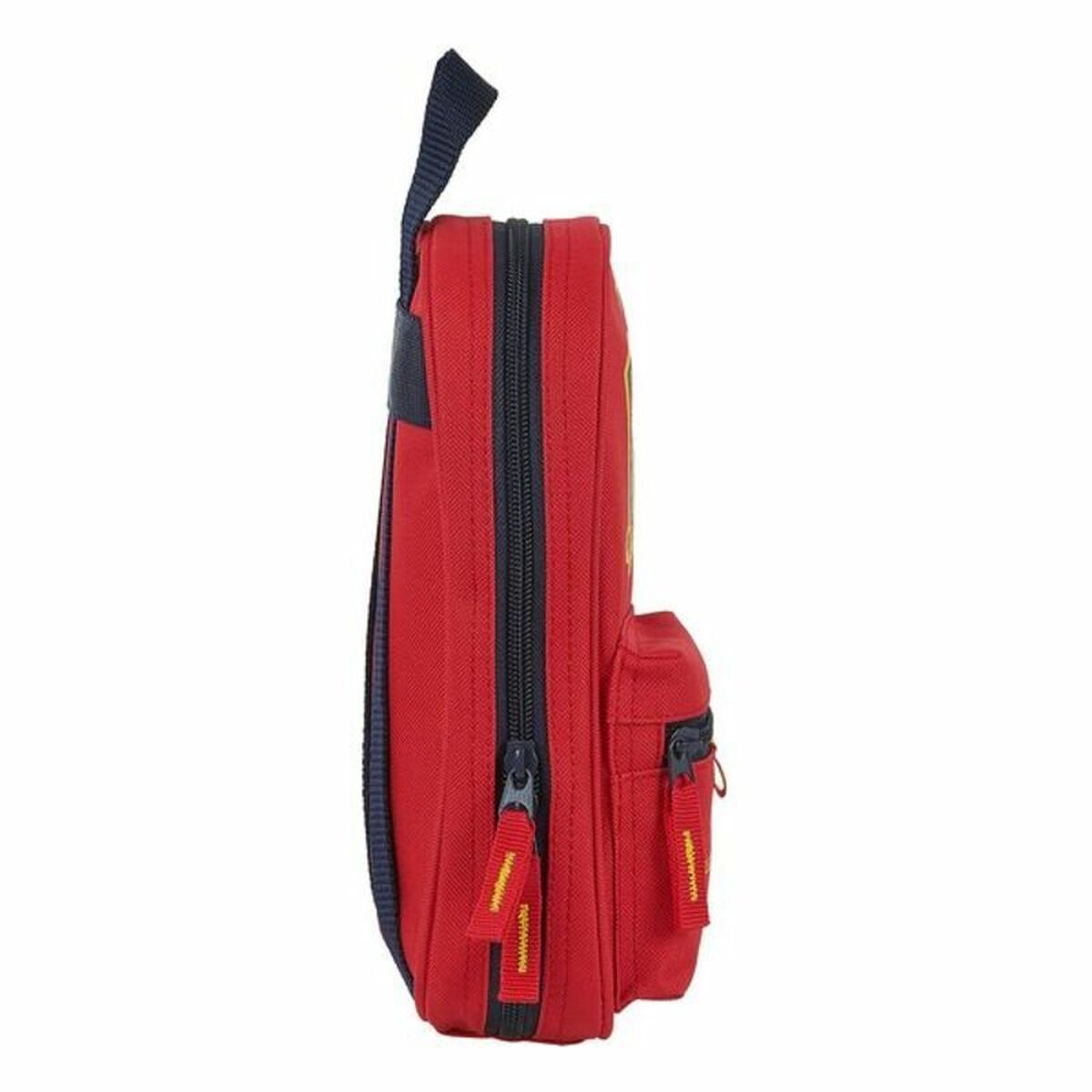 Cutie pentru creioane RFEF M847 Roșu 12 x 23 x 5 cm - Birou și papetărie, Material școlar și educațional