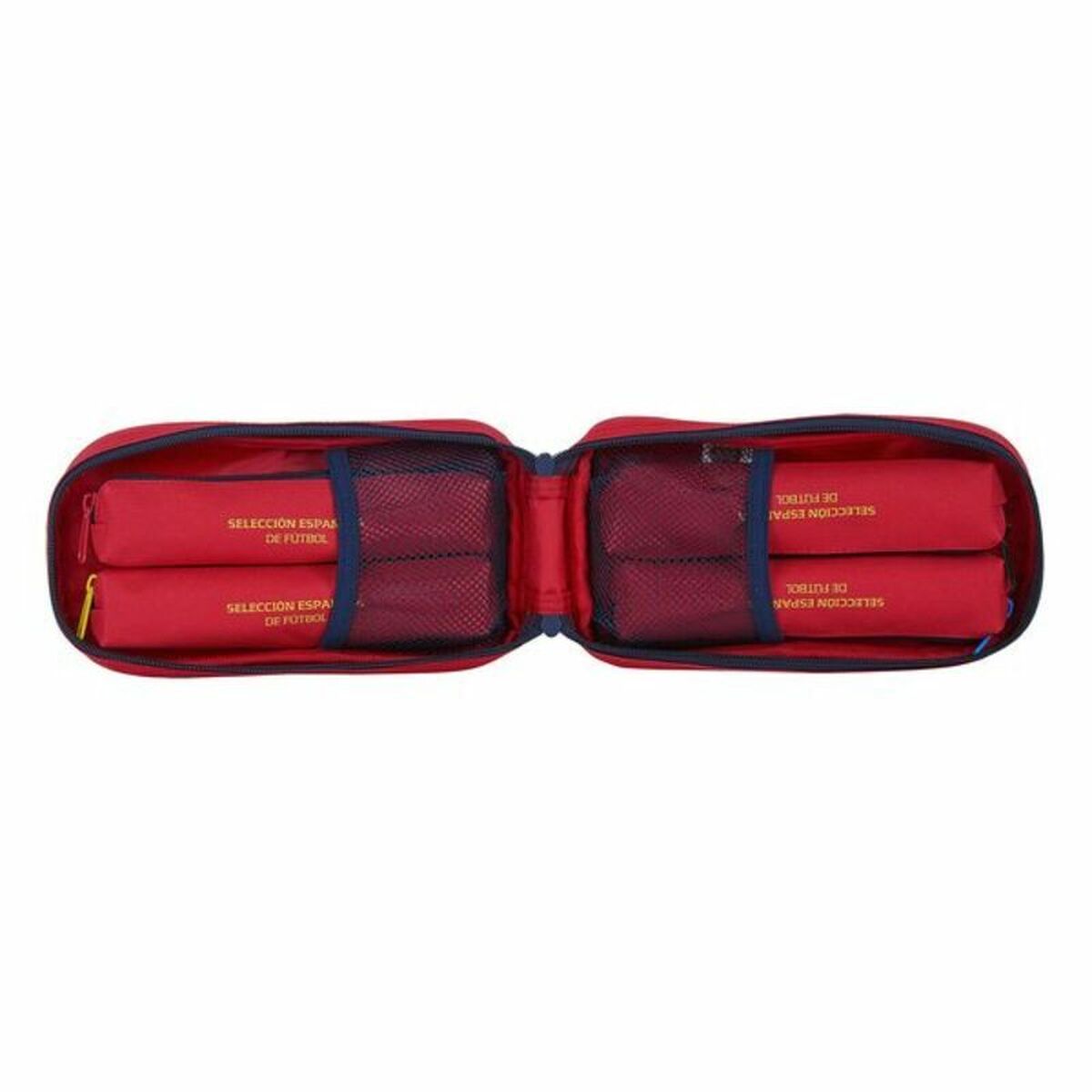 Cutie pentru creioane RFEF M847 Roșu 12 x 23 x 5 cm - Birou și papetărie, Material școlar și educațional