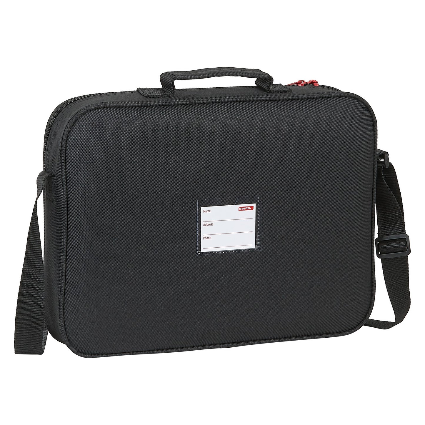 ghiozdan de școală Atlético Madrid Negru (38 x 28 x 6 cm) - Birou și papetărie, Material școlar și educațional