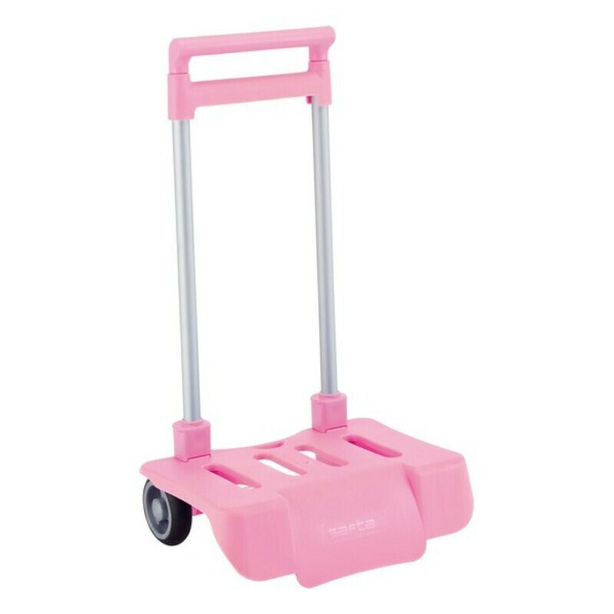 Troler Pliabil pentru Ghiozdan Safta Roz 30 x 85 x 23 cm - Birou și papetărie, Material școlar și educațional