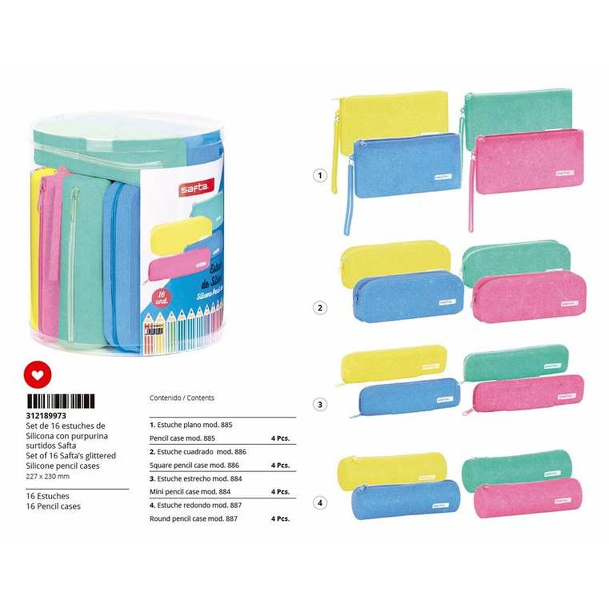 Geantă Universală Safta Albastru 4 Modele - Birou și papetărie, Material școlar și educațional