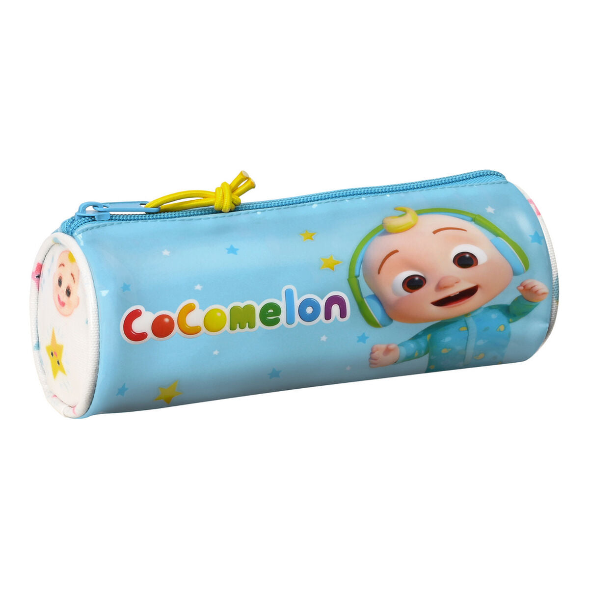 Penar Școlar Cilindric CoComelon Alb Multicolor (20 x 7 x 7 cm) - Birou și papetărie, Material școlar și educațional