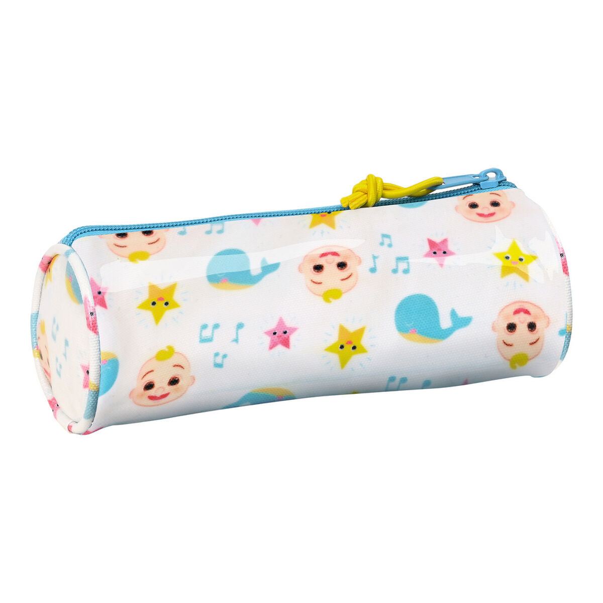 Penar Școlar Cilindric CoComelon Alb Multicolor (20 x 7 x 7 cm) - Birou și papetărie, Material școlar și educațional