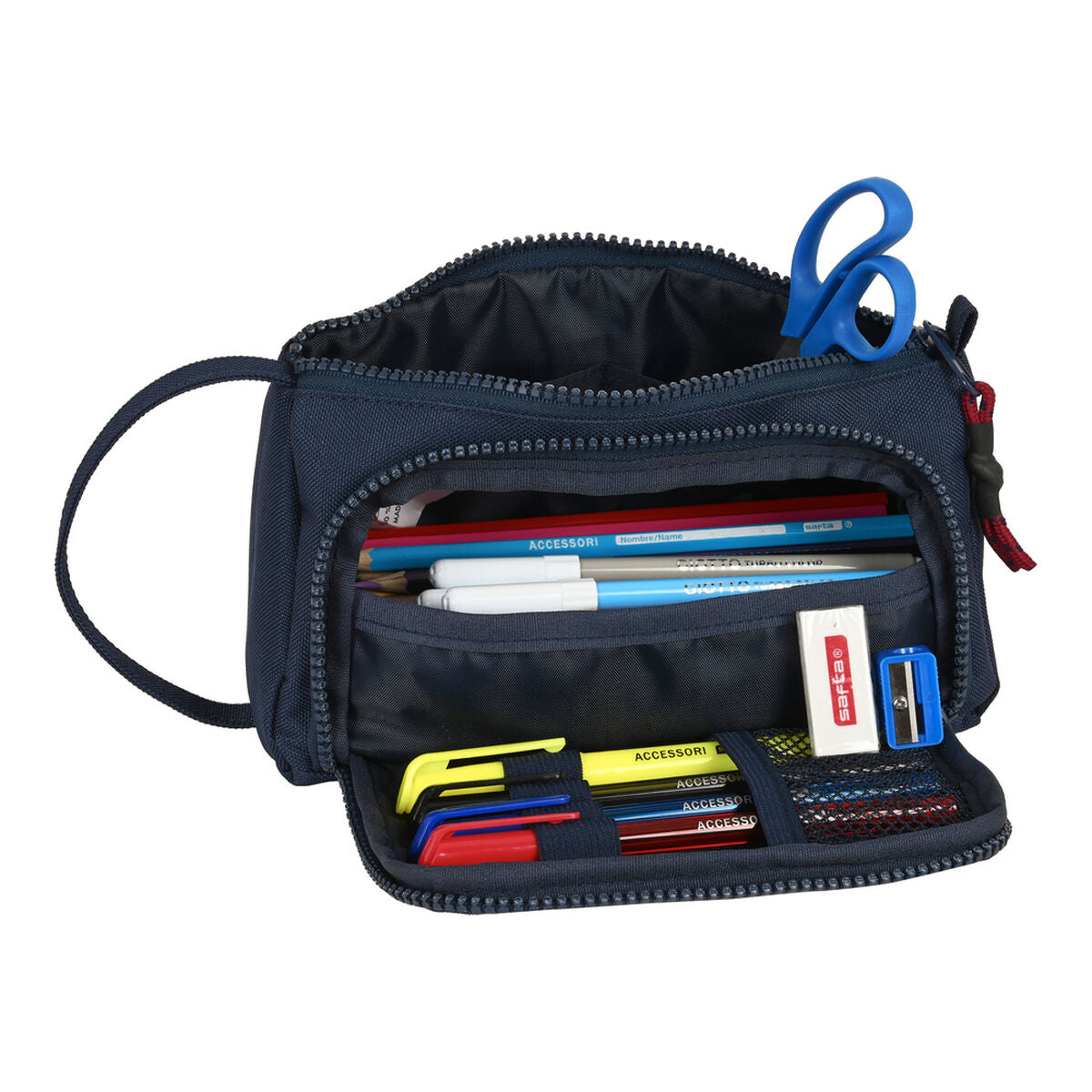 Penar Școlar F.C. Barcelona Corporativa Albastru Castaniu 20 x 11 x 8.5 cm (32 Piese) - Birou și papetărie, Material școlar și educațional