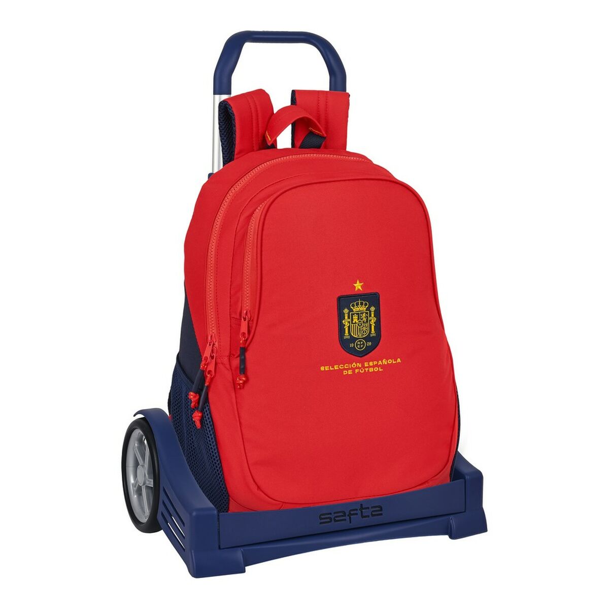 Ghiozdan cu Roți RFEF Roșu Albastru (32 x 44 x 16 cm) - Birou și papetărie, Material școlar și educațional