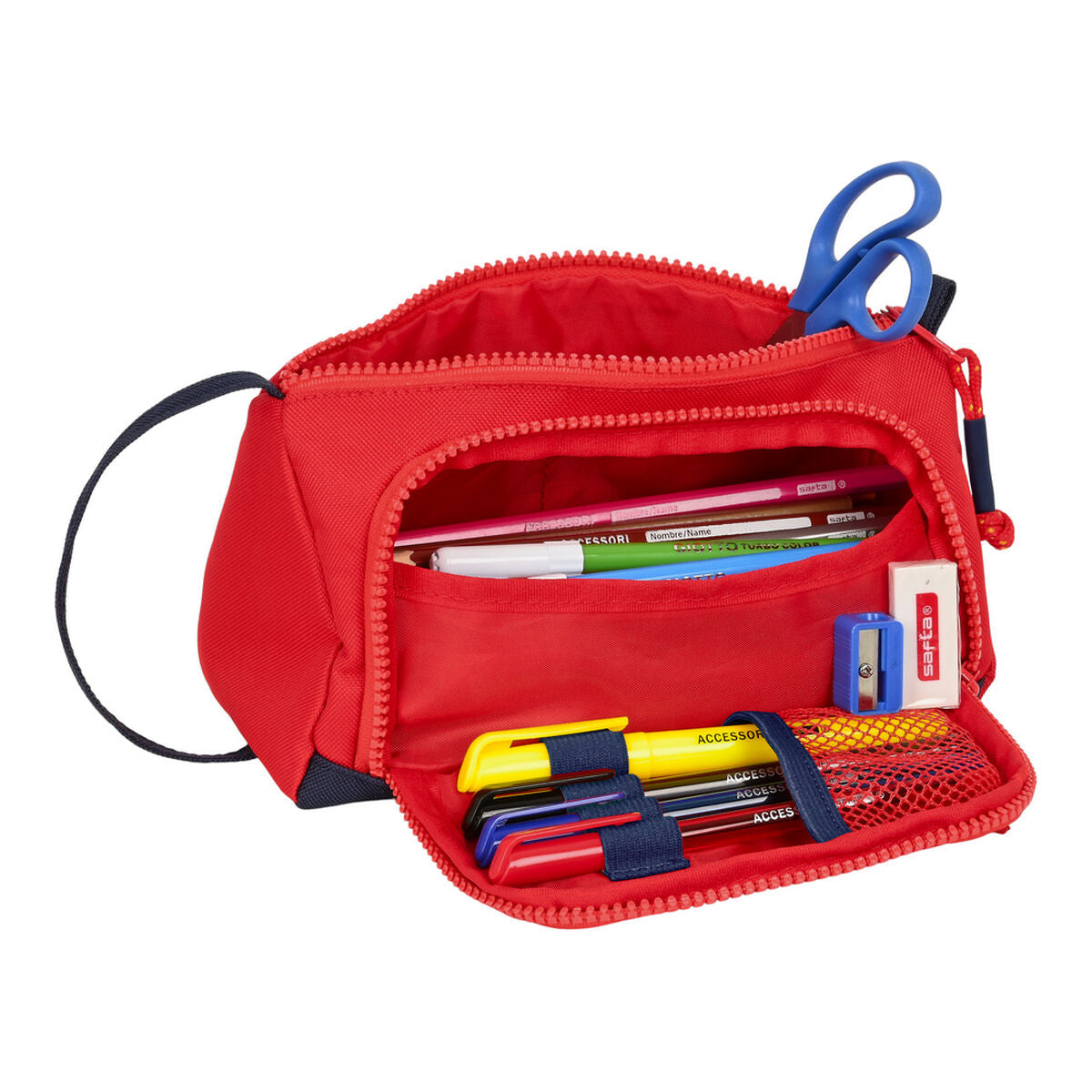 Penar Școlar RFEF Albastru Roșu 20 x 11 x 8.5 cm (32 Piese) - Birou și papetărie, Material școlar și educațional