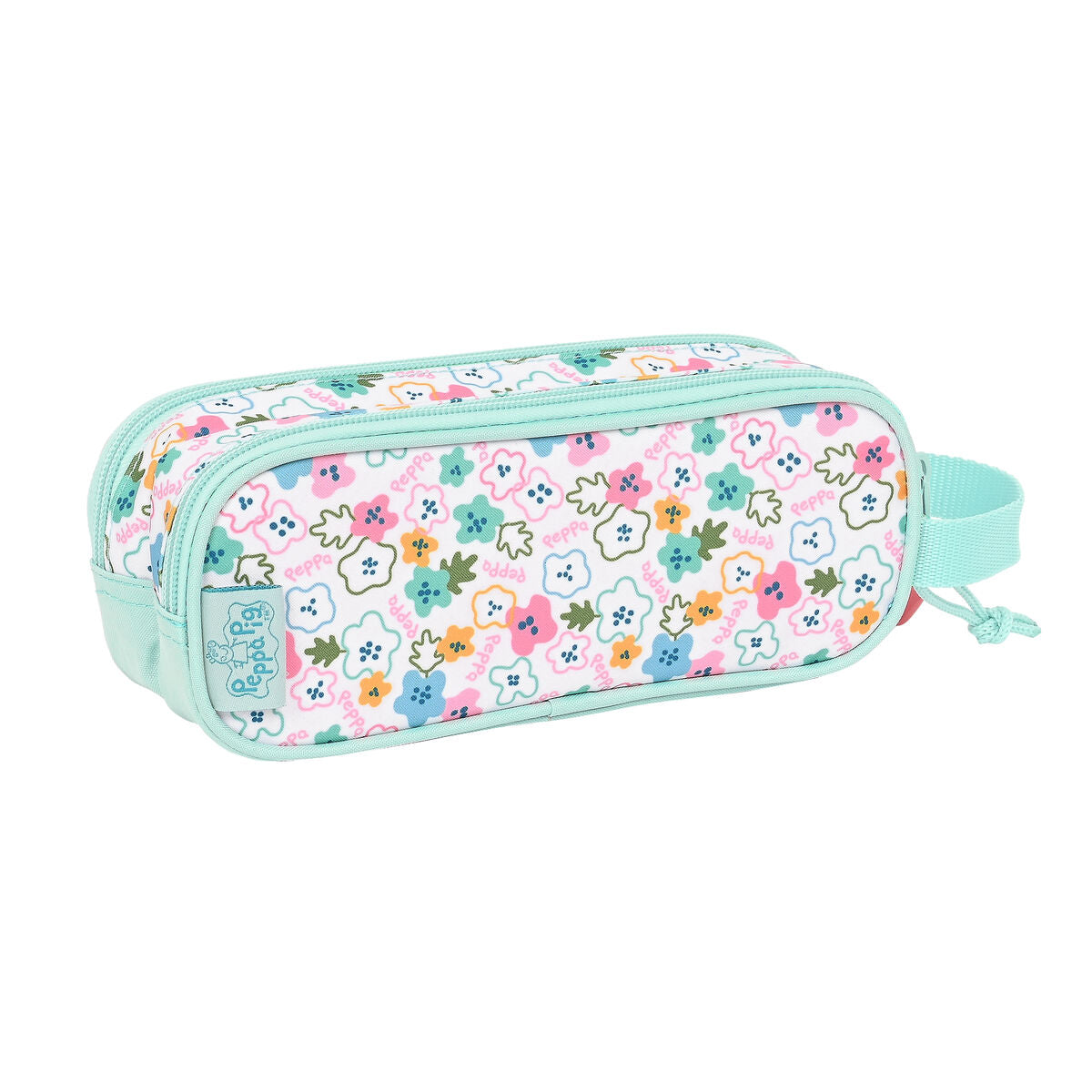 Penar dublu Peppa Pig Cosy corner Albastru deschis (21 x 8 x 6 cm) - Birou și papetărie, Material școlar și educațional