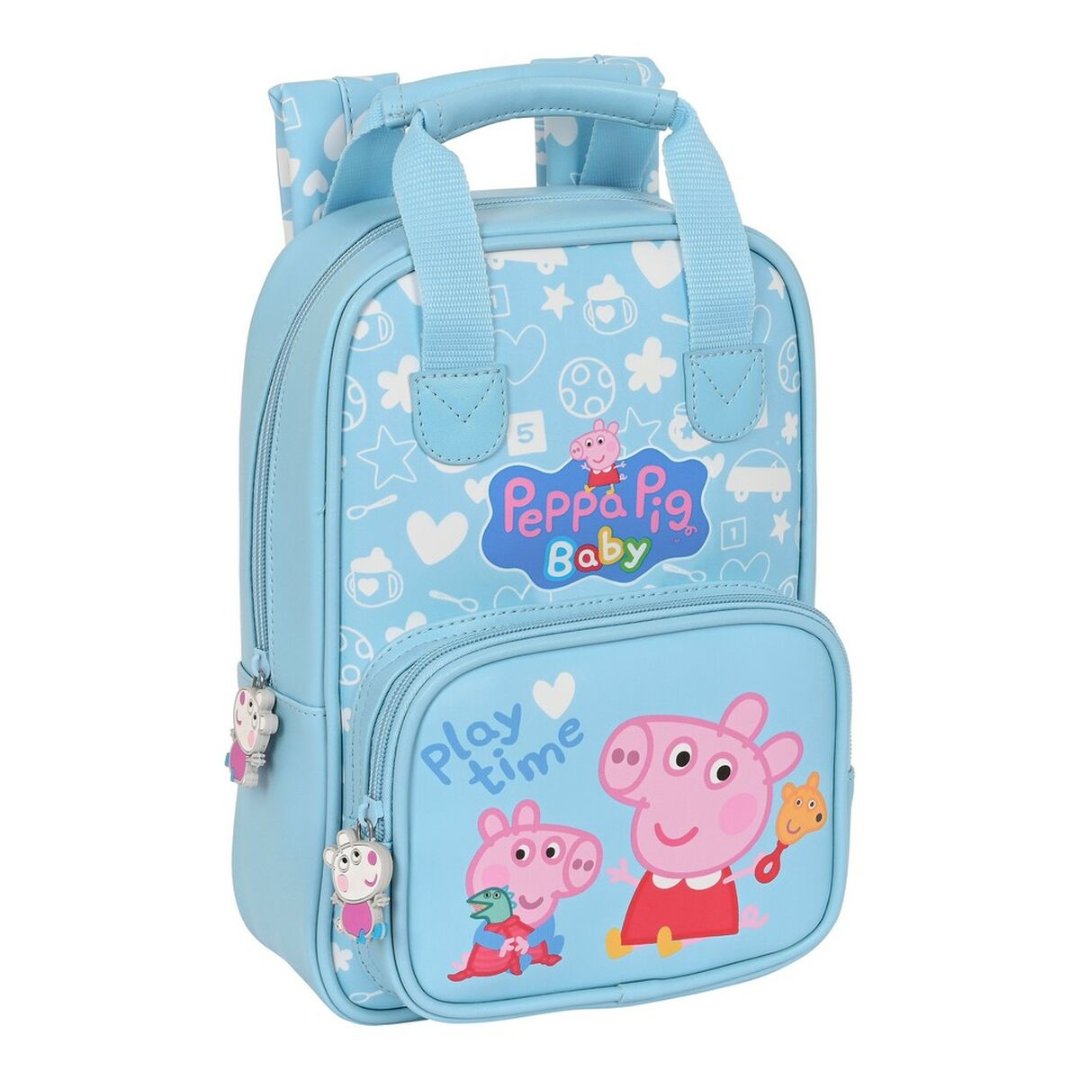 Rucsac pentru Copii Peppa Pig Baby Albastru deschis (20 x 28 x 8 cm) - Birou și papetărie, Material școlar și educațional