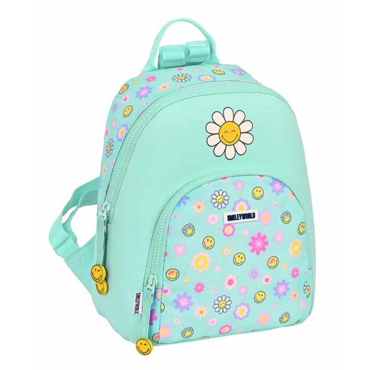 Rucsac pentru Copii Smiley Summer fun Turquoise 25 x 30 x 13 cm Mini - Birou și papetărie, Material școlar și educațional