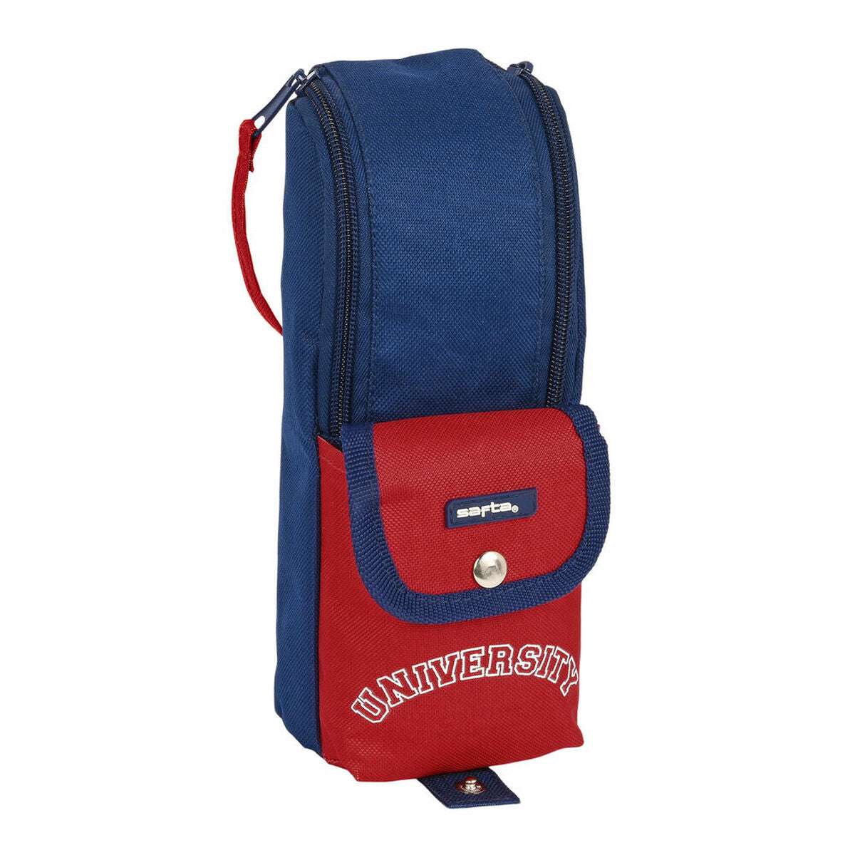 Penar Școlar Safta University Roșu Bleumarin (6 x 21 x 6 cm) - Birou și papetărie, Material școlar și educațional