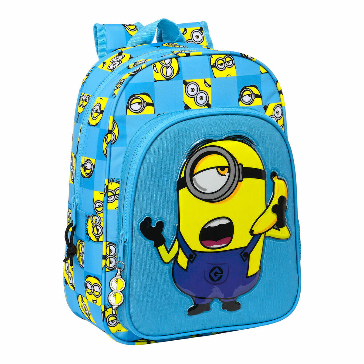 Ghiozdan Minions Minionstatic Albastru 26 x 34 x 11 cm - Birou și papetărie, Material școlar și educațional