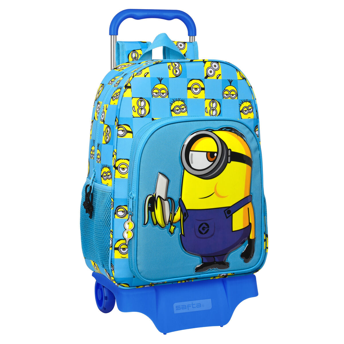 Ghiozdan cu Roți Minions Minionstatic Albastru (33 x 42 x 14 cm) - Birou și papetărie, Material școlar și educațional