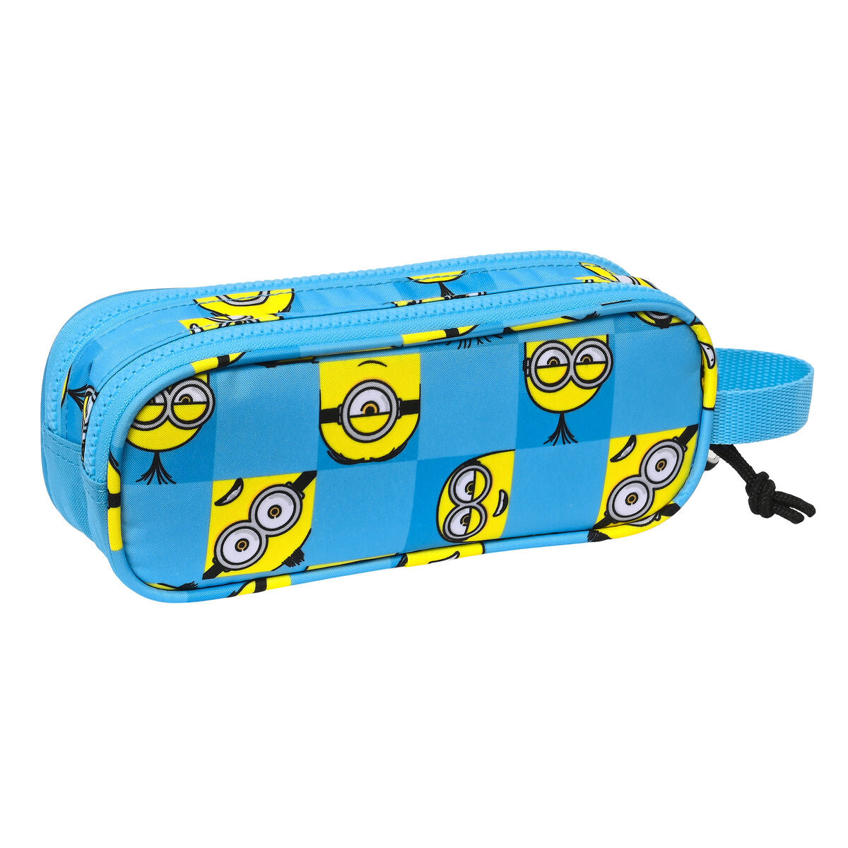 Penar dublu Minions Minionstatic Albastru (21 x 8 x 6 cm) - Birou și papetărie, Material școlar și educațional