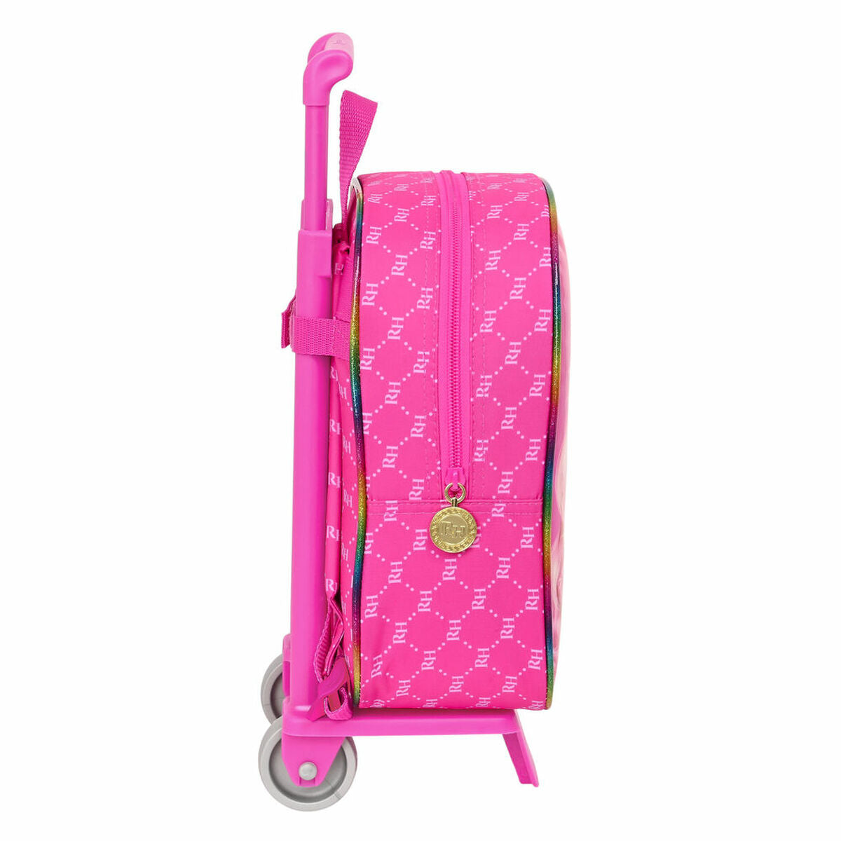 Ghiozdan cu Roți Rainbow High Fucsia (22 x 28 x 10 cm) - Birou și papetărie, Material școlar și educațional