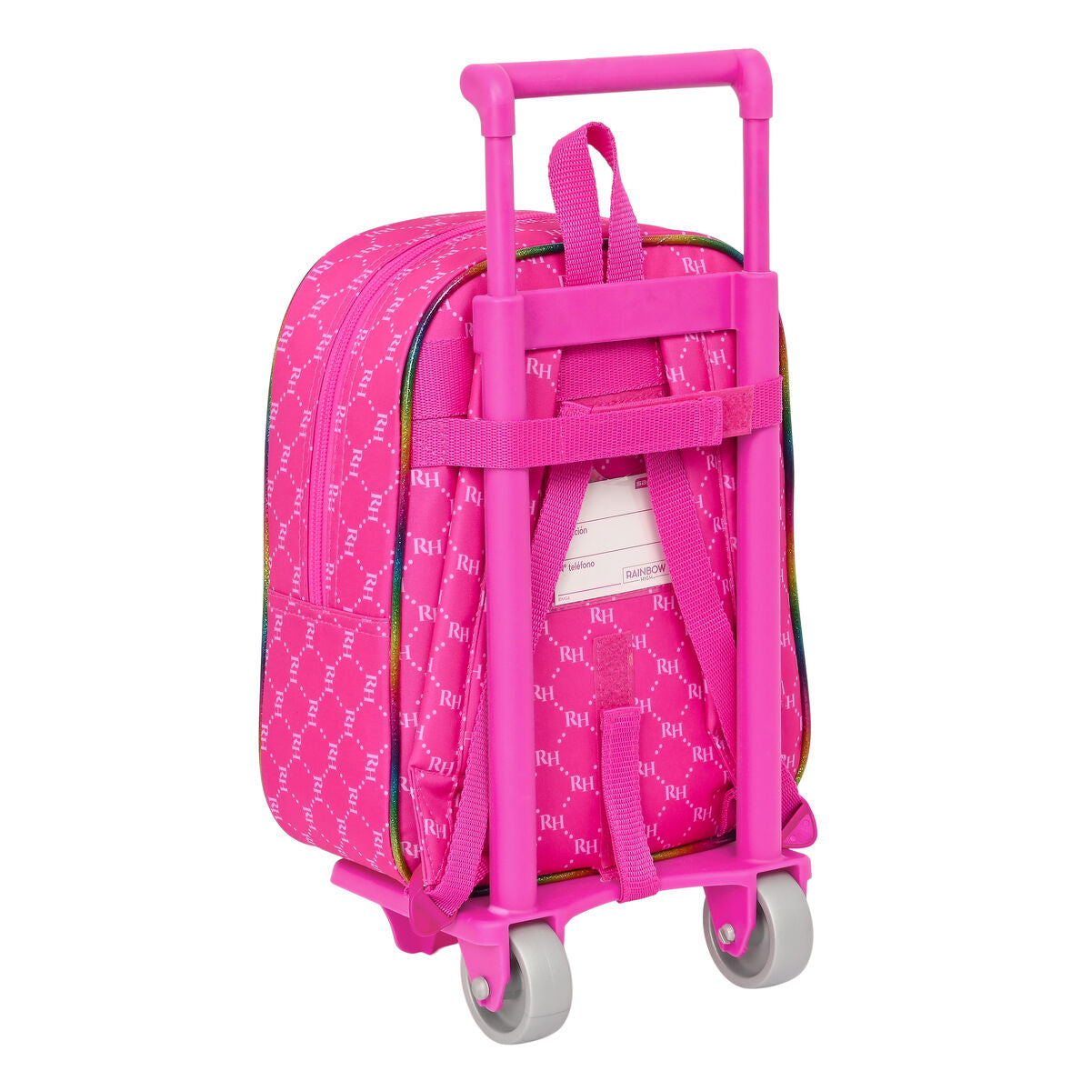 Ghiozdan cu Roți Rainbow High Fucsia (22 x 28 x 10 cm) - Birou și papetărie, Material școlar și educațional