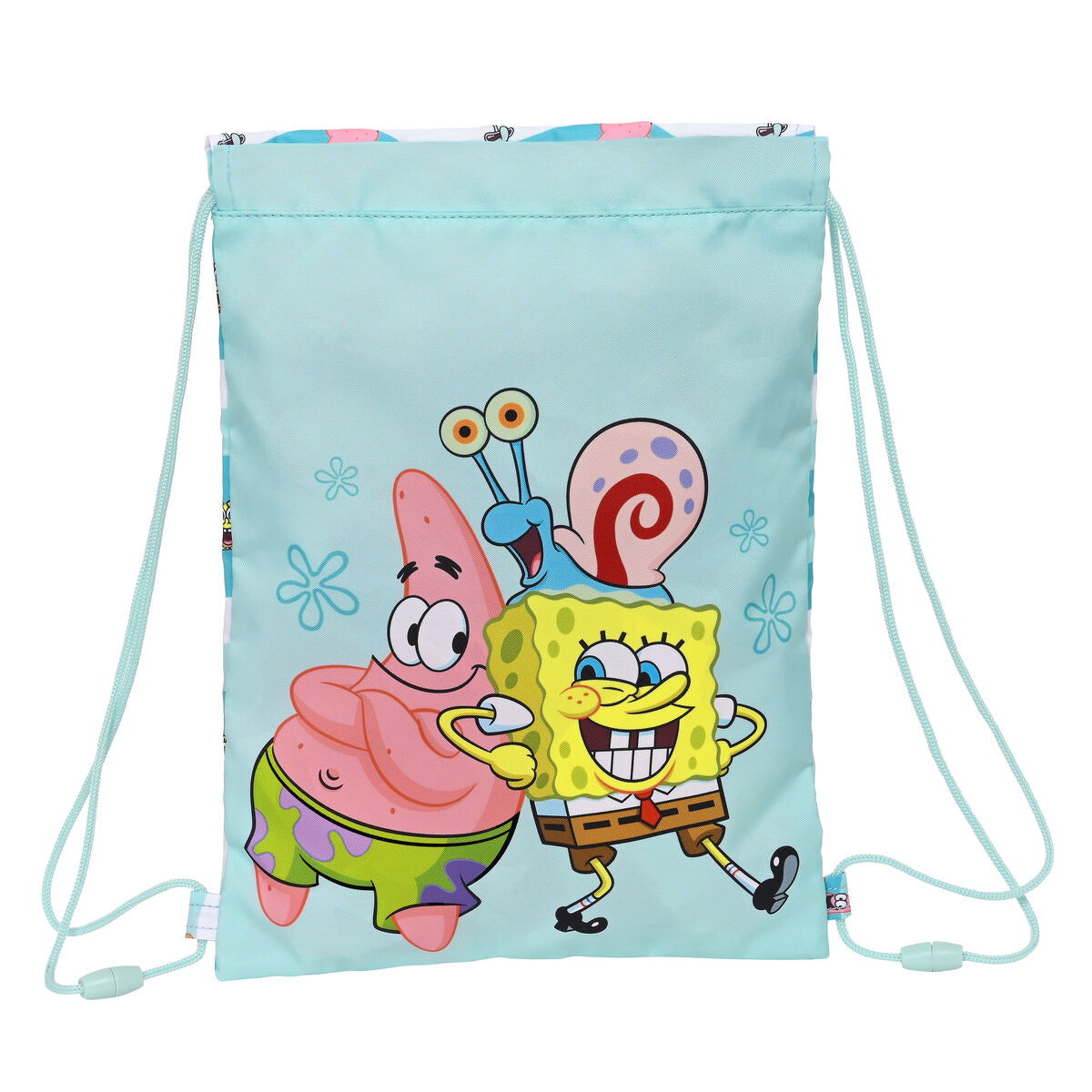 Geantă Rucsac cu Bretele Spongebob Stay positive Albastru Alb 26 x 34 x 1 cm - Birou și papetărie, Material școlar și educațional