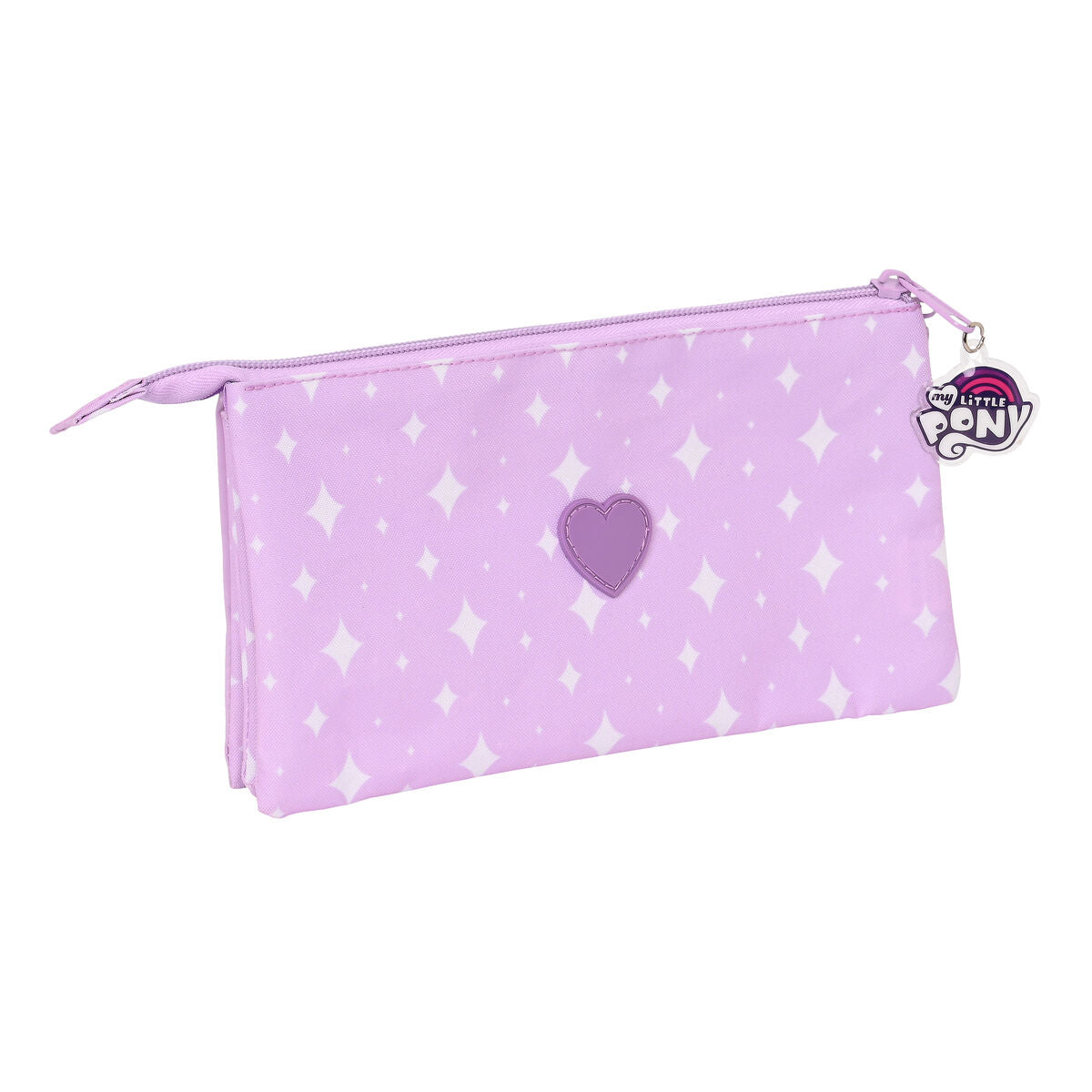 Penar triplu My Little Pony Liliachiu (22 x 12 x 3 cm) - Birou și papetărie, Material școlar și educațional